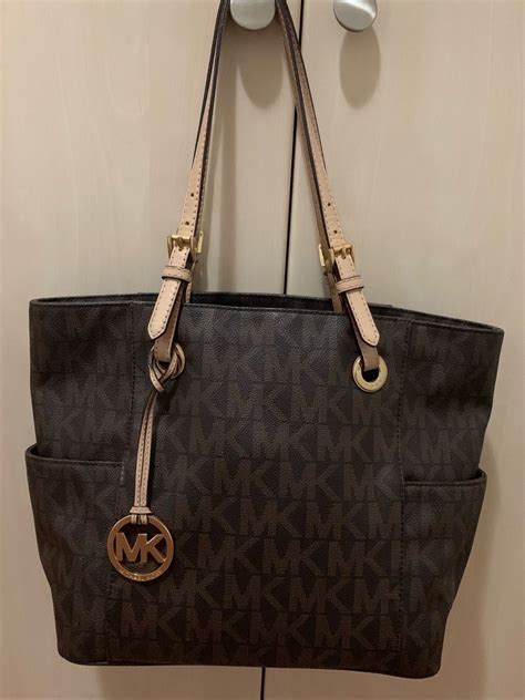 bolsa michael kors enjoei|michael kors leather tote.